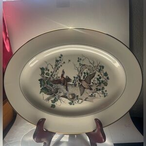 Vintage James "Jim" Beam Genuine Regal China Platter James Lockhart M-188